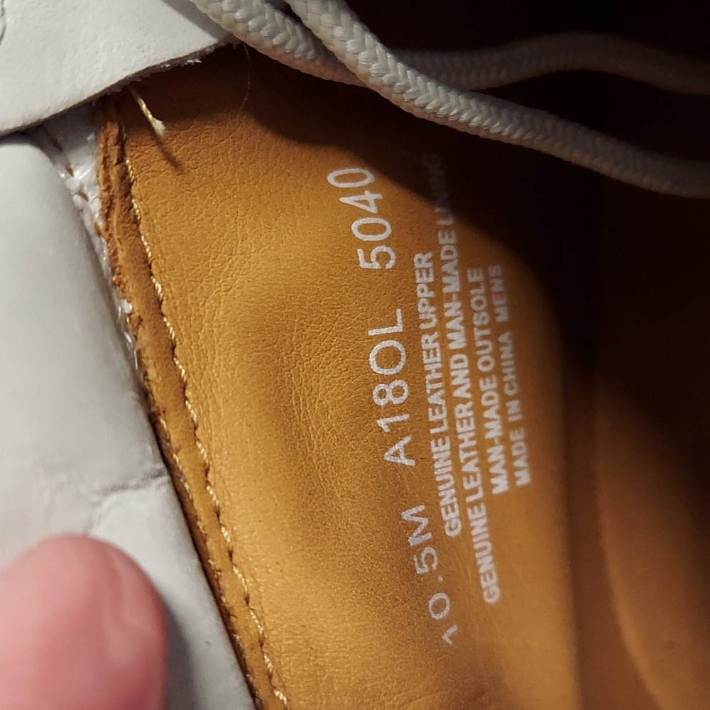 Timberland Boots, Size 10.5, Nubuck Leather, Cloudโ Gray, Lace-Up - Picture 8 of 10